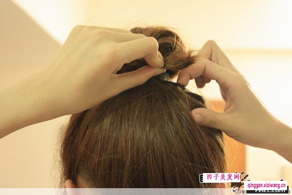 扎头的方法视频教程_道姑头的扎法_怎么扎道姑头