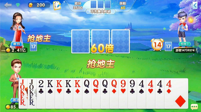 俩人地主怎么分牌_二人斗地主下载_二人地主记牌器