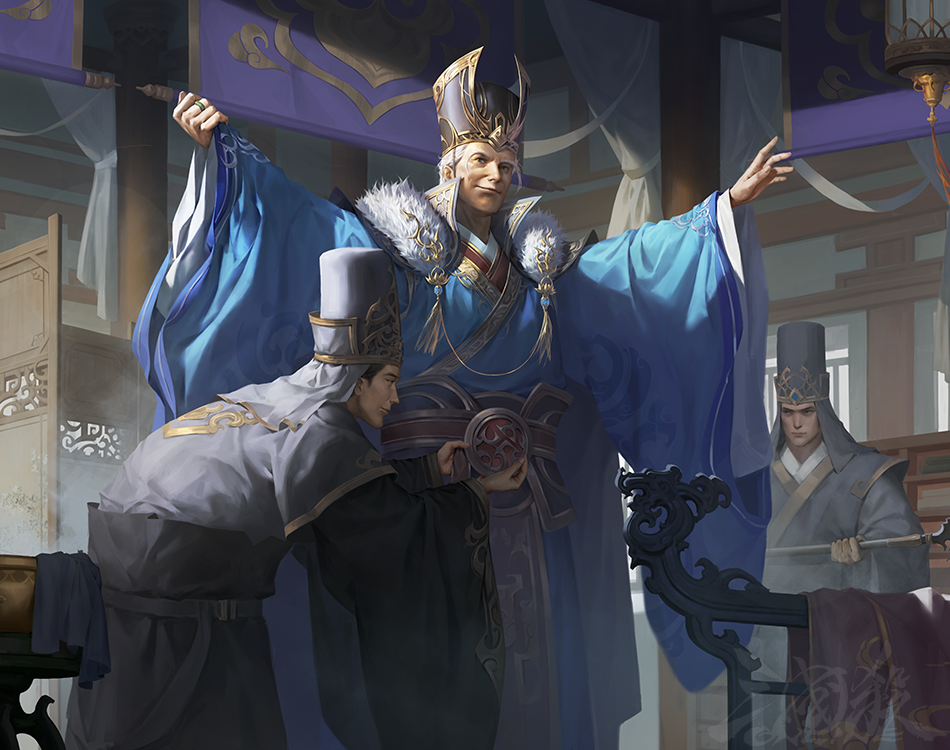三国杀张角皮肤岁在甲子_三国杀张角皮肤善道教民_三国杀张角全皮肤